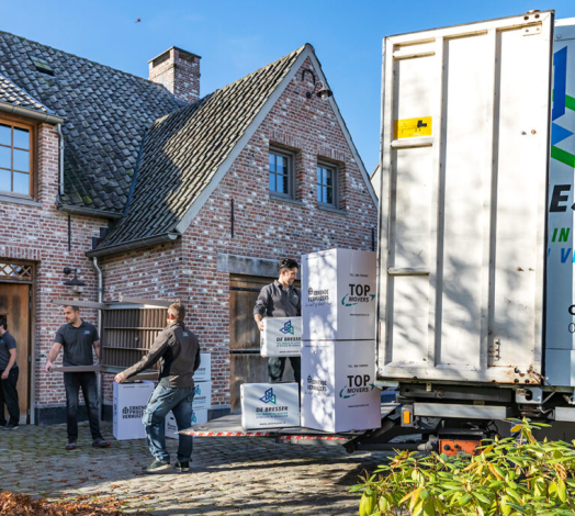 afbeelding van een verhuizing en opslag uitgevoerd door de Bresser.